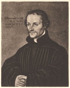 フィリップ・メランヒトン（1497-1560） 作： ルーカス・クラナッハ・ザ・エルダーのワークショップ