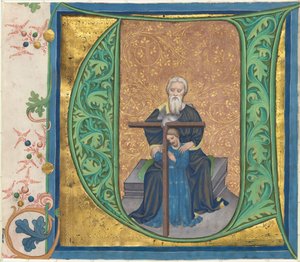 三位一体 作： Workshop of Master of the Gerona Martyrology