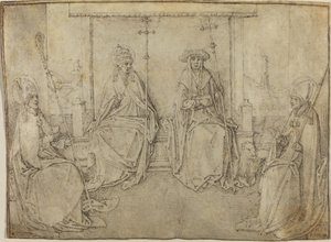 教会の4人のラテン教父 作： Workshop of Valentijn van Orley
