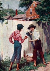 男の子は毎日フェンスを白塗りする機会がありますか？ 作： Worth Brehm