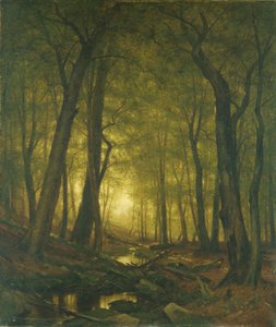 森の夜、1876。