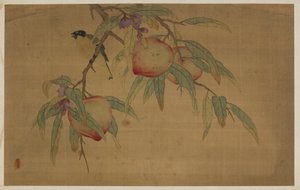 鳥、果物、花 作： Wu Zhang