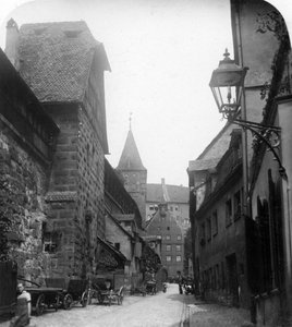 Tiergartnertor、ドイツ、ニュルンベルク、c1900年代。