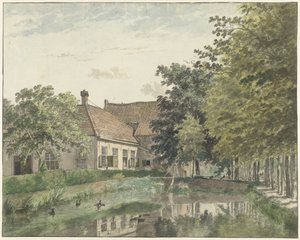 ナイケルク近郊のウォーターゴール別荘の風景 作： Wybrand Hendriks