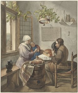 食事前の祈り 作： Wybrand Hendriks