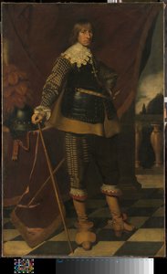 ヘンリー カジミール 1 世 (1612-40)、ナッソー ディーツ伯の肖像 作： Wybrand de Geest (I)