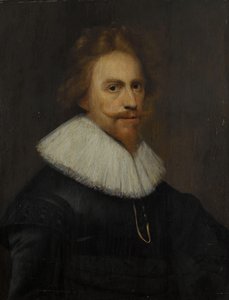 自画像 作： Wybrand de Geest (I)
