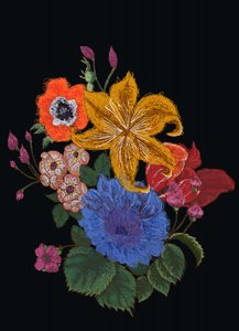 鮮やかな花束