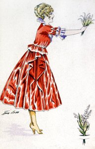 幸運を呼ぶスズラン c. 1930年（はがき） 作： Xavier Sager
