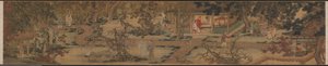 香りの山の九人の長老、1426-1452年。 作： Xie Huan