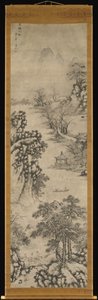 四季の風景」（1560年）。 作： Xie Shichen