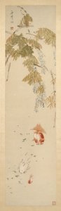 藤と金魚 紫藤金魚圖 作： Xugu