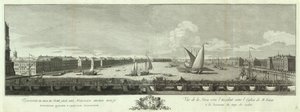 アイザック教会とカデット軍団の本の間のネヴァ川の眺め、1753年、サンクトペテルブルク50周年 作： Yakov Vasilyevich Vasilyev