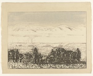 戦争風景 せんそふけい 作： Yamagishi Kazue (signed by artist)