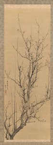 1851年の「梅の花」。 作： Yamamoto Baiitsu