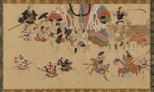 祭りの最中の街の風景、1750-70年頃。