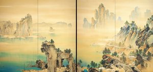 ボン・プレサージュ - 縁起の良い - 山本春恭 (1871-1933) - 1931 - 絹本水彩 - 足立美術館 作： Yamamoto Shunkyo