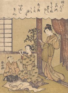 家庭の風景」1780年頃 作： Yanagawa Shunsui