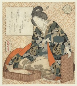 神えびす 恵比寿（オブジェのタイトル） 七福神パロディ（シリーズタイトル） みたて七福神 作： Yashima Gakutei