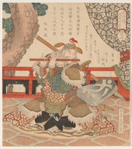 Dong Ping (T? Hei)、シリーズ「五虎将軍」より 作： Yashima Gakutei