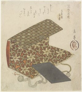 19世紀半ばの堀ノ内サークルのパターンフォルダー 作： Yashima Gakutei