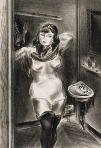ドレッシング 作： Yasuo Kuniyoshi