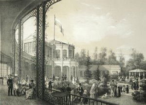 パブロフスクの鉄道駅、1840年〜1850年 作： Yegor Yegorovich Meier