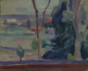 風景、1905 作： Yelena Genrichovna Guro