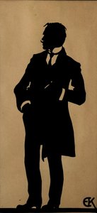 詩人ユルギス・バルトルサイティスの肖像、1873～1944 年、1910 年代。 作： Yelisaveta Sergeyevna Kruglikova