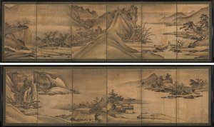 四季の風景 作： Yi Sumun (Korean, b. c. 1404)