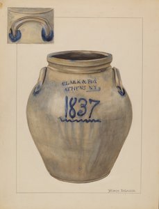 Jar, c. 1936. 作： Yolande Delasser