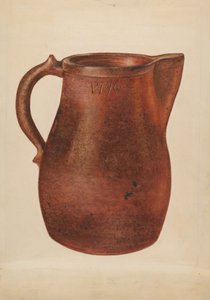 ピッチャー、c. 1936年。 作： Yolande Delasser