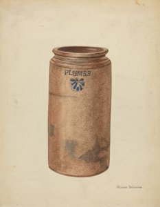 保存瓶、c。 1953年。
