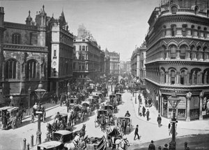クイーンビクトリアストリート、ロンドン市、c1910 1911 作： York and Son