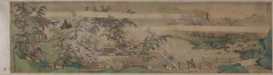 1703年の春の日の小川の薬草のクレンジング。 作： Yu Zhiding