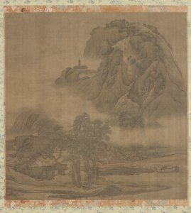 川辺のピクニック 清朝時代 18世紀 作： Yuan Jiang