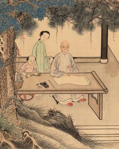 元梅と彼の女子学生 作： Yuan Mei