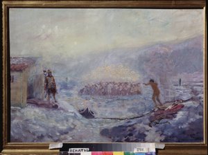 セバステ（現トルコ、シヴァス）の40人の殉教者》1930年頃（木に油彩）
