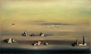 無題（風景） 作： Yves Tanguy