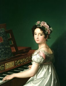マヌエラ・ゴンザレス・ベラスケス、ピアノを弾く 作： Zacarias Gonzalez Velazquez