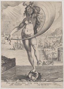 フォーチュン（美徳と悪徳より）、1596-97年、1596-97年 作： Zacharias Dolendo