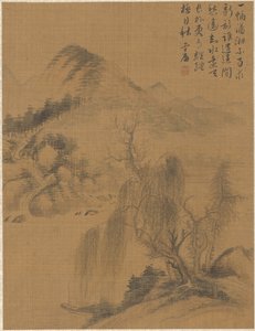 風景、1775年。 作： Zhai Dakun