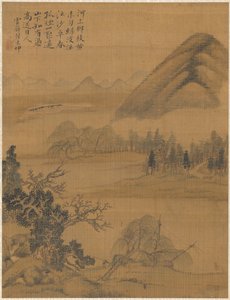 風景、1775年。 作： Zhai Dakun