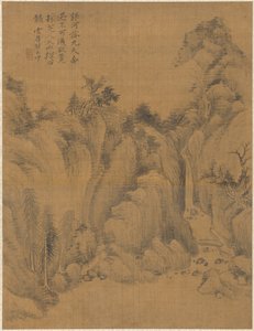 風景、1775年。 作： Zhai Dakun