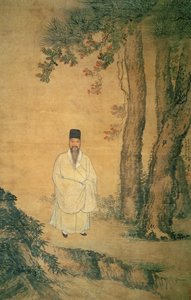 Huan Yuの肖像、1626年 作： Zhang Hong