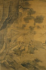 絵画を学ぶ、16世紀。 作： Zhang Lu