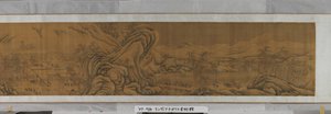 千里の道も百の馬も」 制作年不詳 （絹本、墨、彩色） 作： Zhao Boju