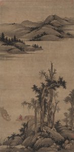 小川と山の漁師 - 隠者 作： Zhao Yong