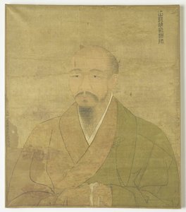 禅僧であり画家でもある呉春樊の肖像。 作： Zhao Yongxian