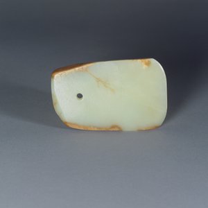 儀式の斧の刃、紀元前475年-紀元前221年（ネフライト）